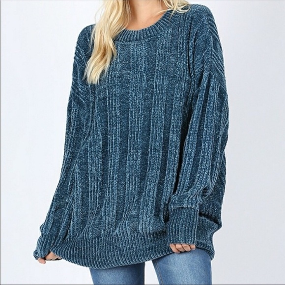 Sweaters - NEW‼️Ocean Chenille Pullover
